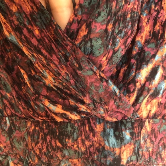 Charlie Jade Boho Flowy Silk Jumpsuit  Romper XS - Picture 4 of 14